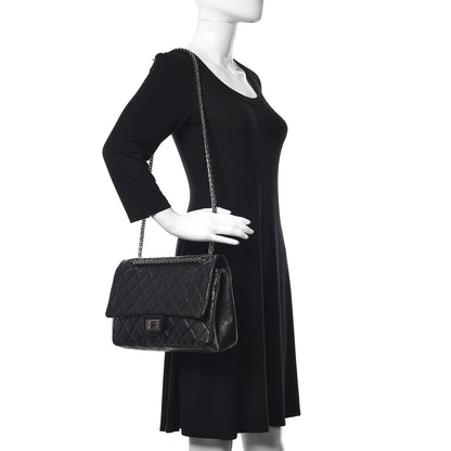 Chanel Aged Calfskin Quilted 2.55 Reissue 227 Flap Black 2 of 11