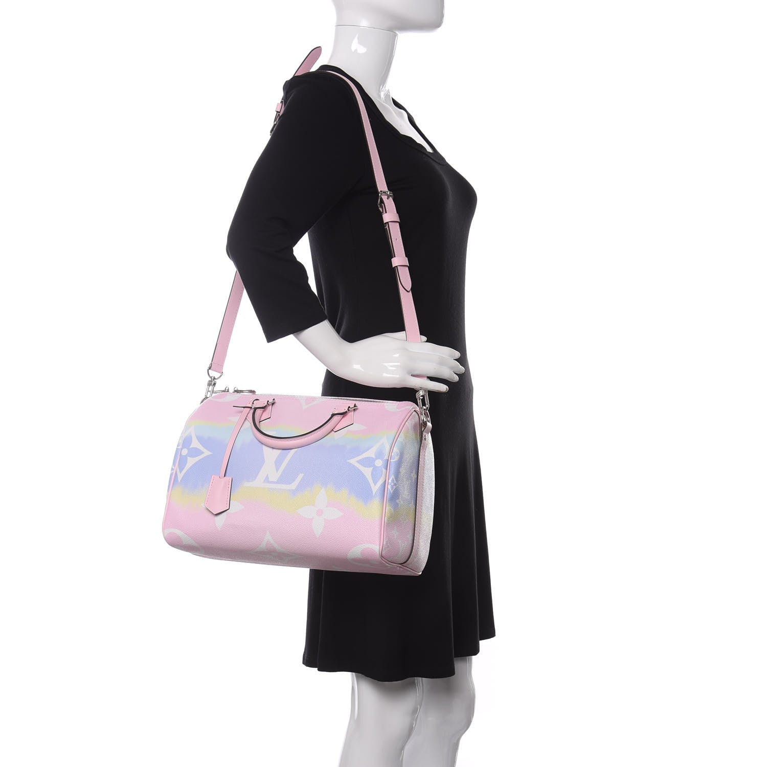 Louis Vuitton Monogram Escale Speedy Bandouliere 30 Pastel 2 of 11
