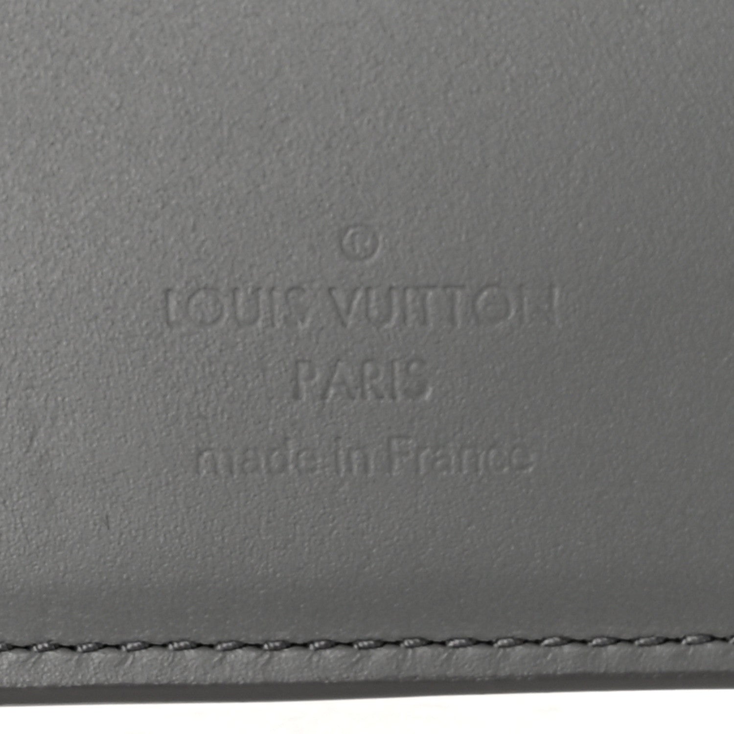 Louis Vuitton Calfskin Monogram Shadow Multiple Wallet Anthracite Gray 6 of 6
