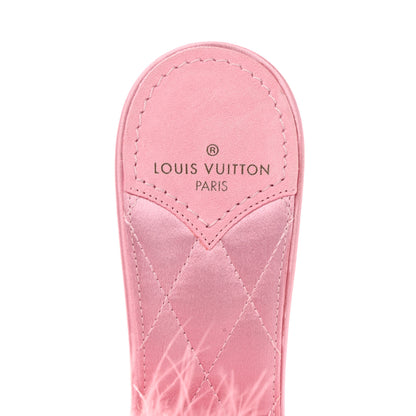 Louis Vuitton Fur Crystal LV Marilyn Mule 37 Rose 6 of 9