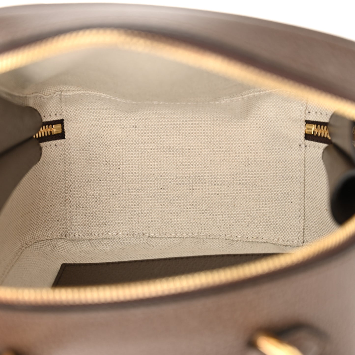 GG Supreme Monogram Textured Dollar Calfskin Mini Ophidia Top Handle Square Shoulder Bag Beige Ebony New Acero
