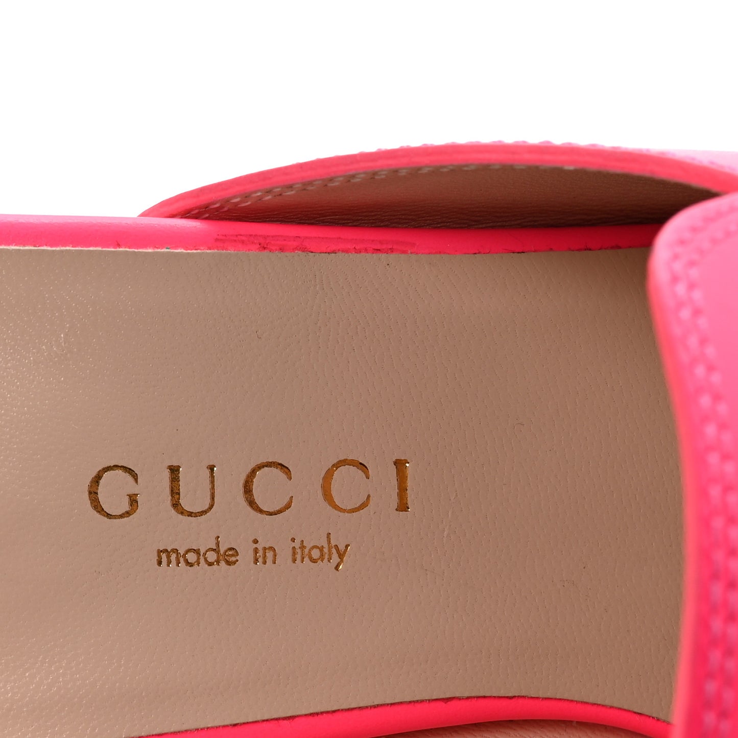 Calfskin Womens Princetown Slippers 35.5 Fuxia Fluo