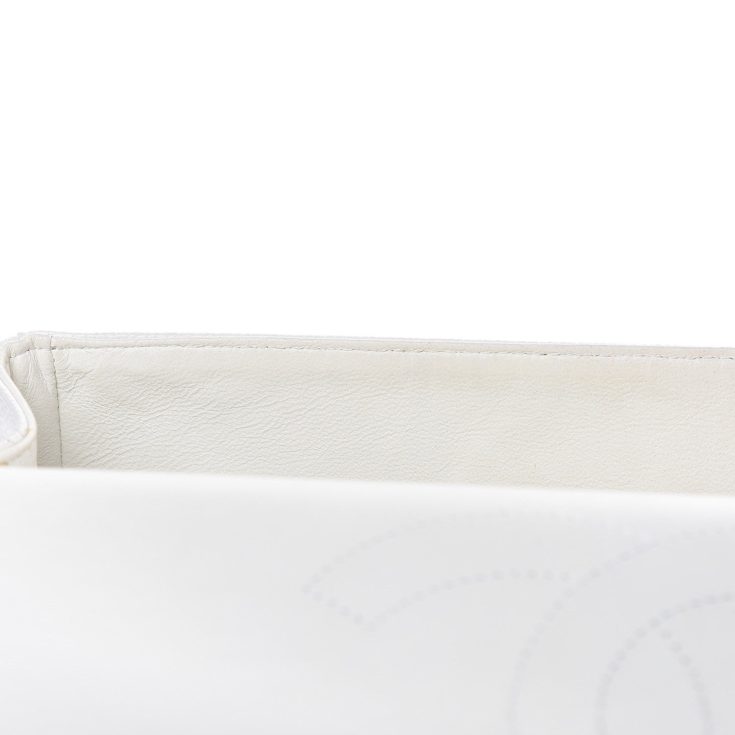 Chanel Caviar Quilted Jumbo Double Flap White 15 of 16
