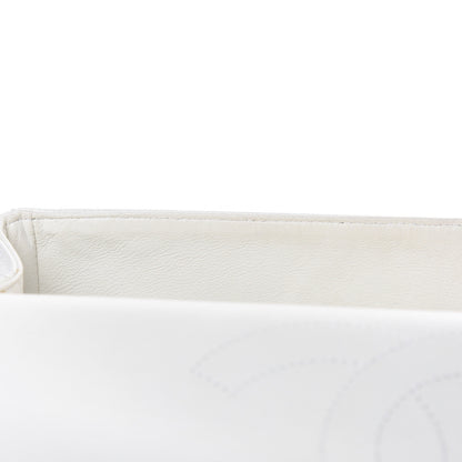 Chanel Caviar Quilted Jumbo Double Flap White 15 of 16