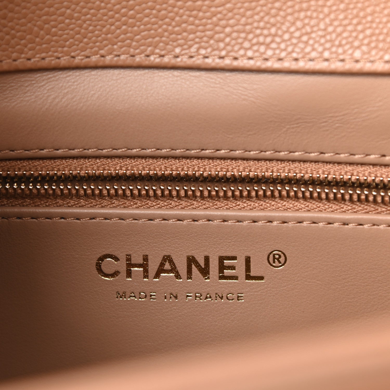Chanel Caviar Quilted Medium Business Affinity Flap Beige 5 of 9