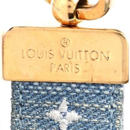 Louis Vuitton Denim New Wave Dragonne Key Holder 3 of 4