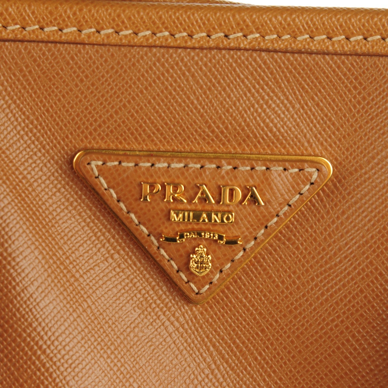 Prada Saffiano Lux Shopping Tote Caramel 6 of 9