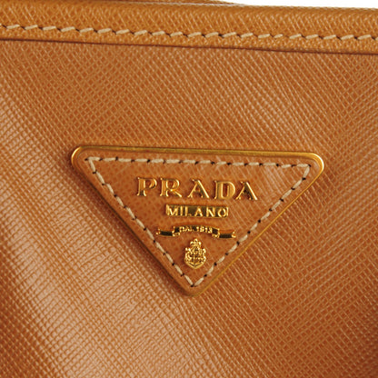 Prada Saffiano Lux Shopping Tote Caramel 6 of 9