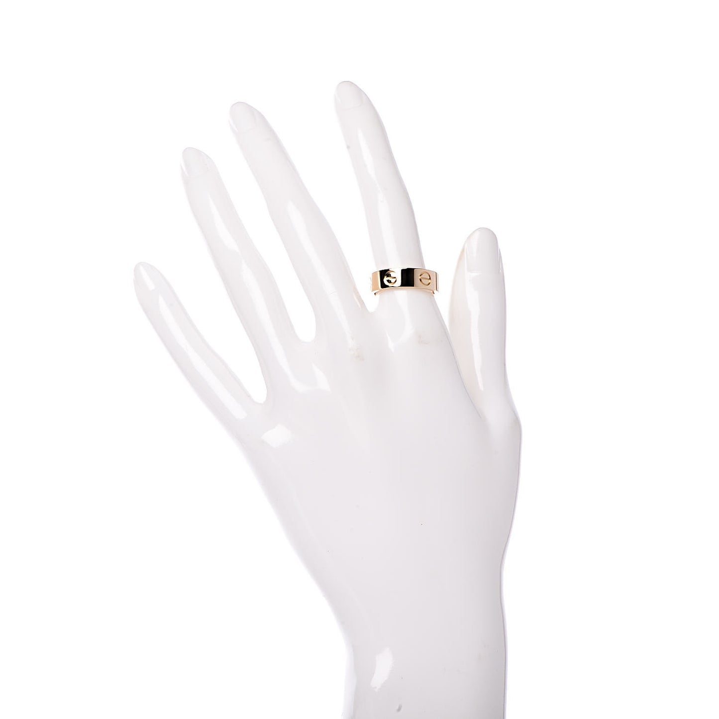 18K Yellow Gold 5.5mm LOVE Ring 52 6