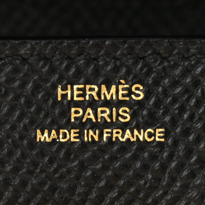 Hermes Epsom Kelly Wallet To Go Black 7 of 15