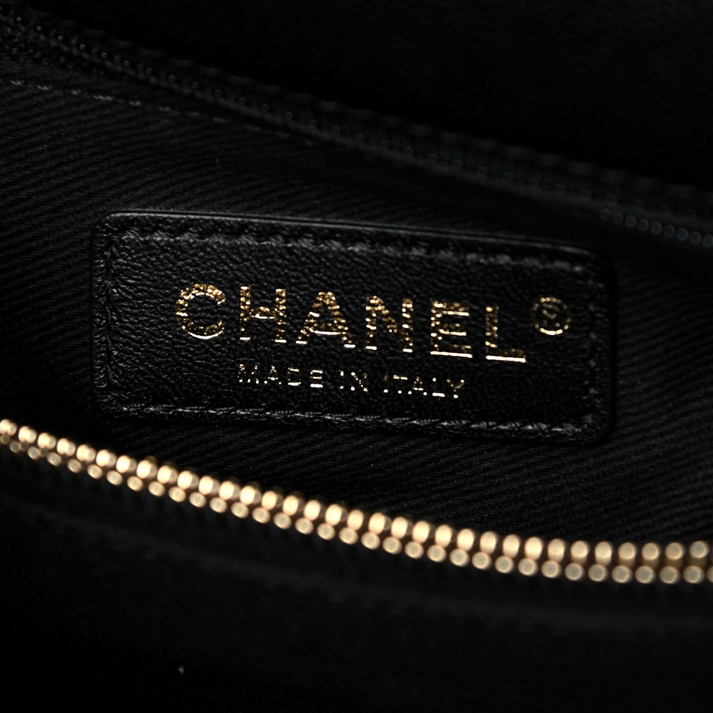 Caviar Lizard Quilted Small Coco Handle Flap Black