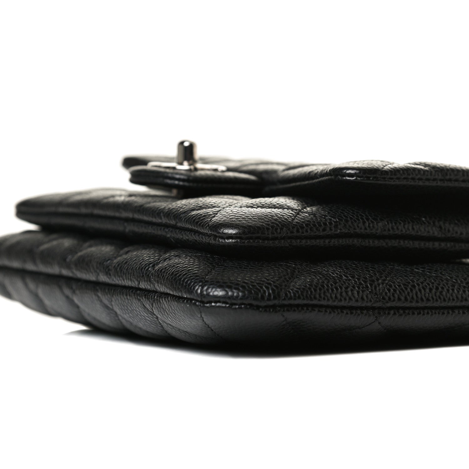 Chanel Caviar Quilted Daily Zip Crossbody Bag Black 10 of 14