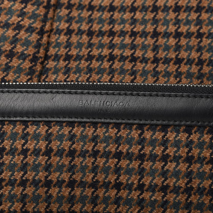 Balenciaga Wool Houndstooth S Navy Cabas 10 of 10