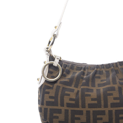 Fendi Zucca Mini Shoulder Bag Tobacco White 12 of 16