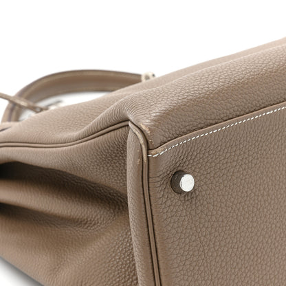 Hermes Togo Kelly Retourne 40 Etoupe 12 of 15
