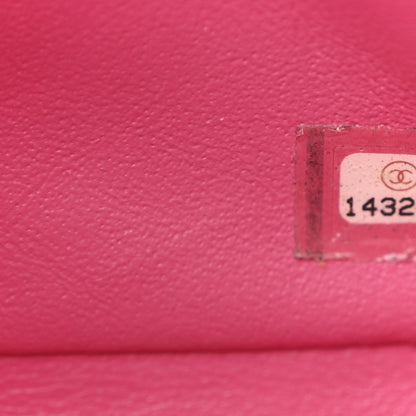 Chanel Patent Quilted Mini Square Flap Pink 7 of 10
