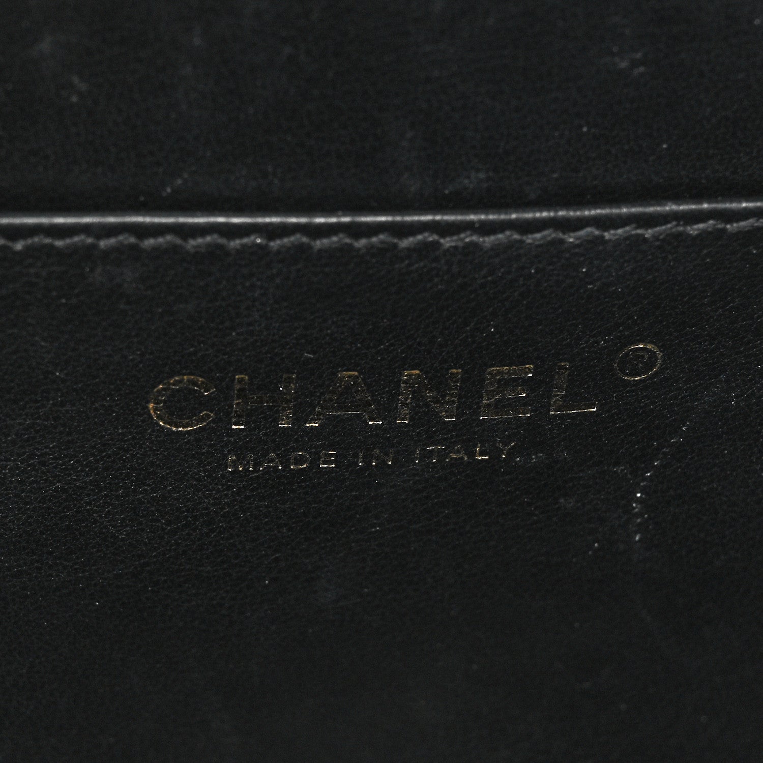 Chanel Caviar Quilted CC North South Filigree Vanity Case Black 9 of 22
