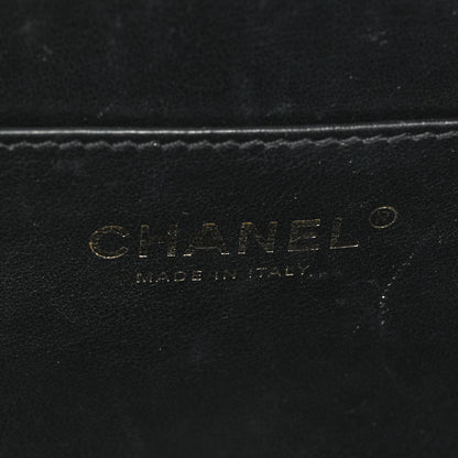 Chanel Caviar Quilted CC North South Filigree Vanity Case Black 9 of 22