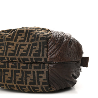 Fendi Zucca Nappa Nuvolata Vitello Tortuga Spy Bowler Tobacco Moro 11 of 11