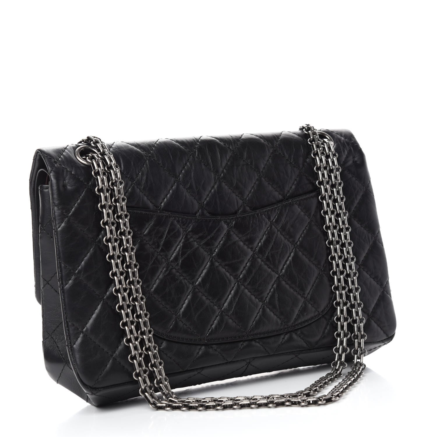 Chanel Aged Calfskin Quilted 2.55 Reissue 226 Flap Black 3 of 12