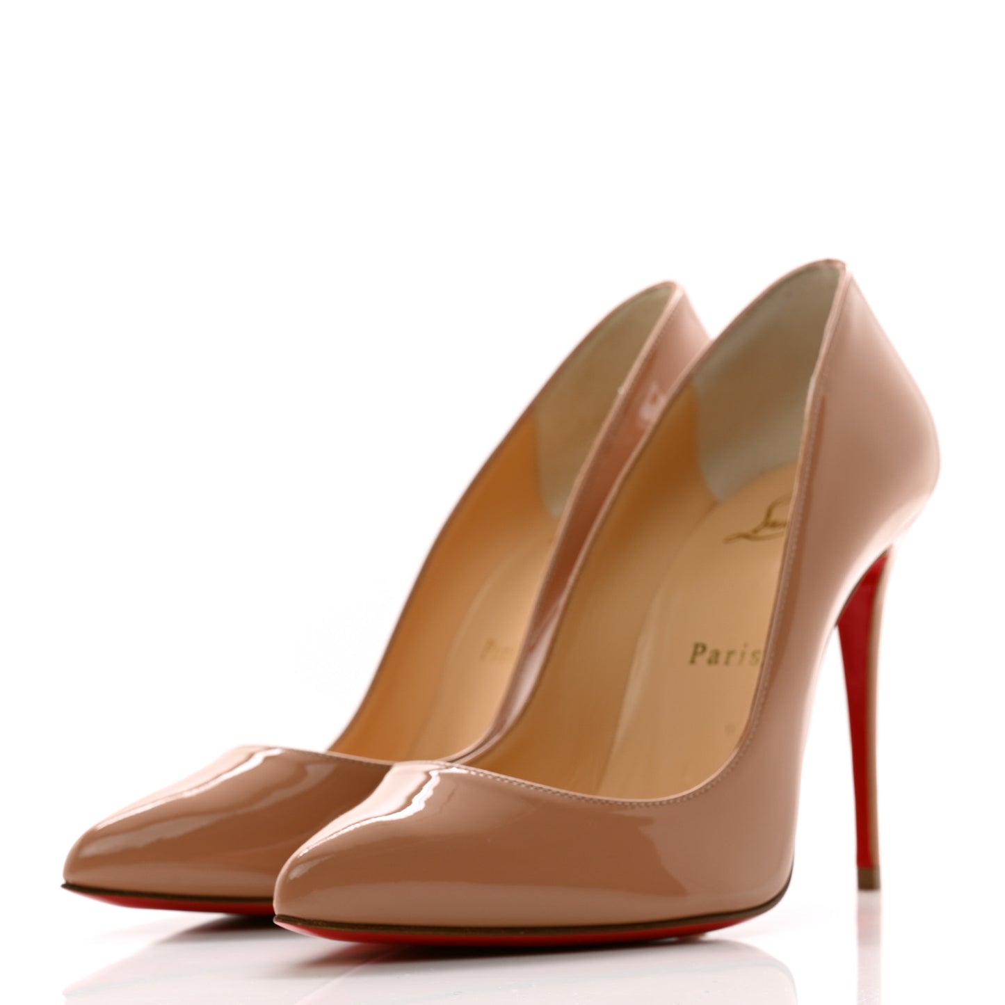 Patent Pigalle Follies 100 Pumps 37.5 Nude