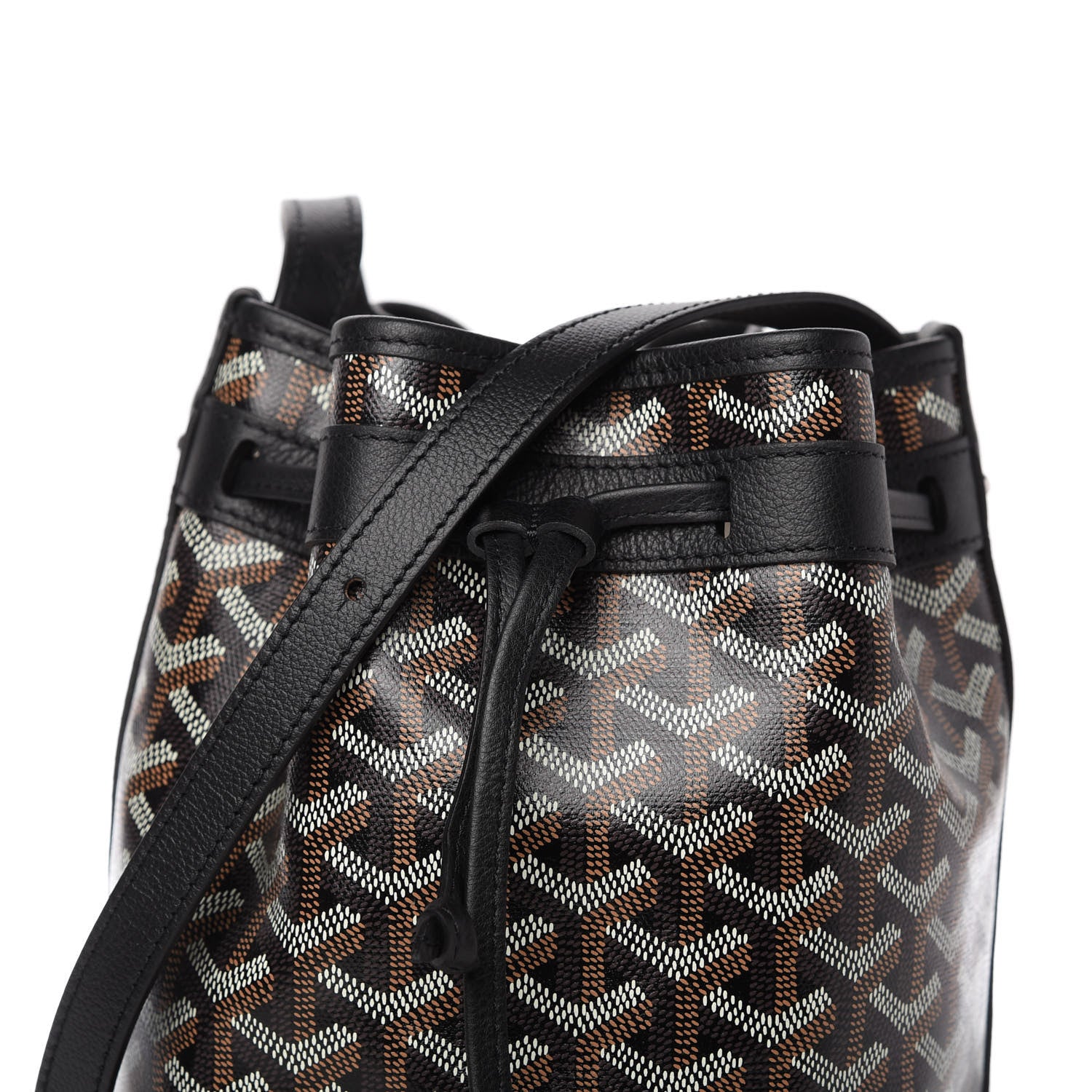 Goyard Goyardine Petit Flot Bucket Bag PM Black 10 of 10