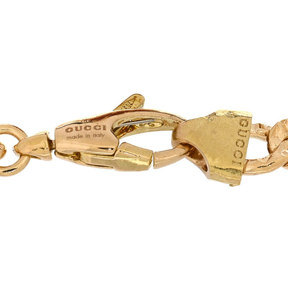 Gucci 18K Yellow Gold Diamond Fire Opal Lion Head Bracelet 3 of 3