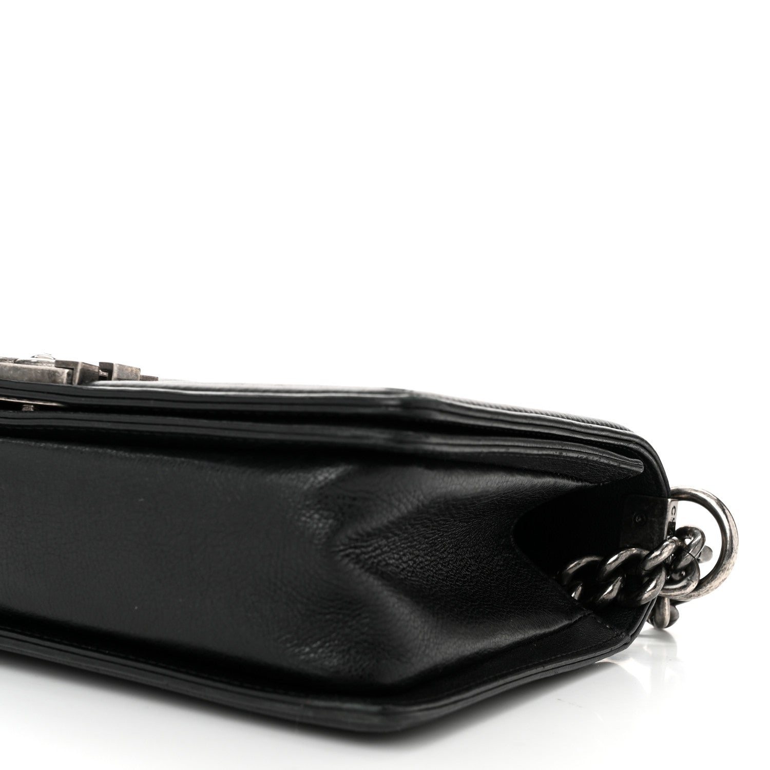 Chanel Calfskin Quilted Medium Boy Flap Black 10 of 10