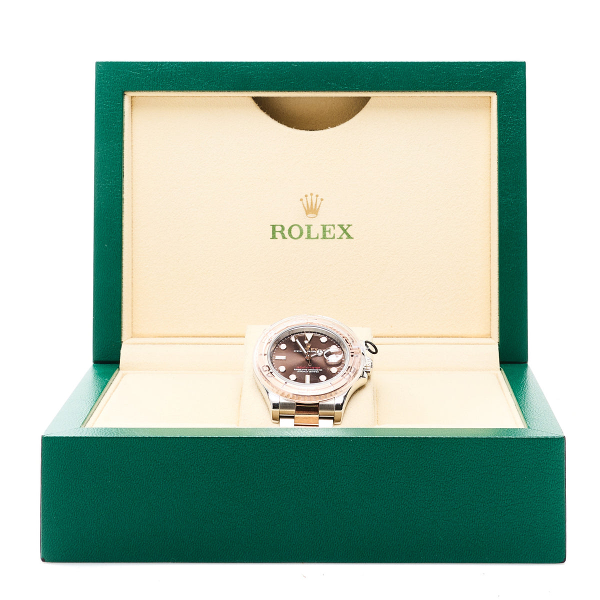 Stainless Steel 18K Everose Gold 40mm Yacht-Master Watch Chocolate 126621