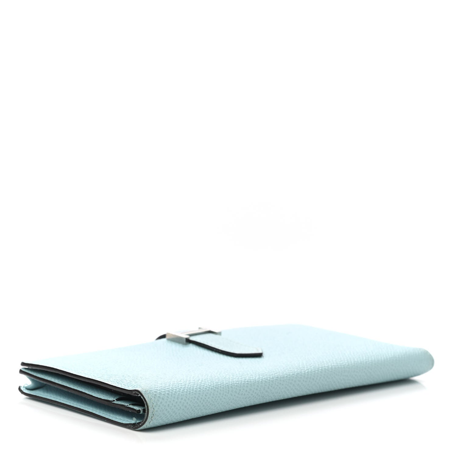 Hermes Epsom Bearn Gusset Wallet Bleu Atoll 4 of 8