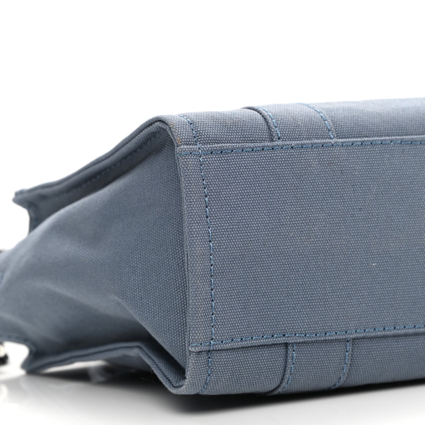 Cotton Canvas Mini The Tote Bag Blue Shadow