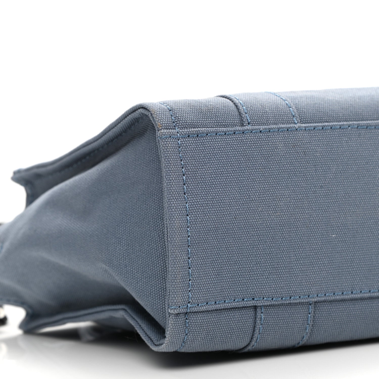 Marc Jacobs Cotton Canvas Mini The Tote Bag Blue Shadow 9 of 10