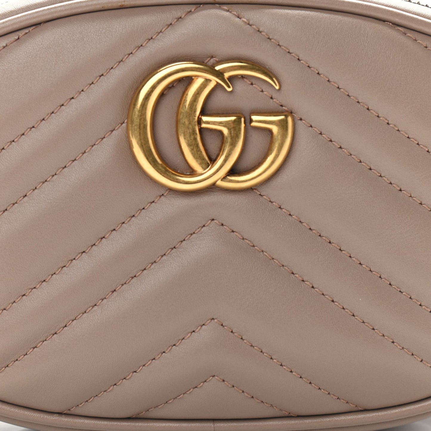 Calfskin Matelasse GG Marmont Belt Bag 85 34 Porcelain Rose