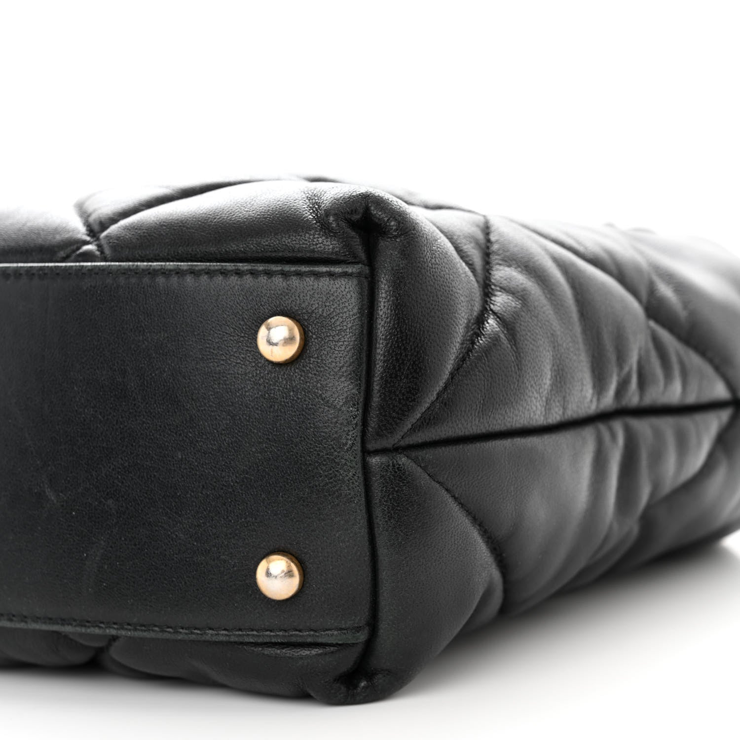Chanel Lambskin Quilted Medium Bowling Bag Black 14 of 14
