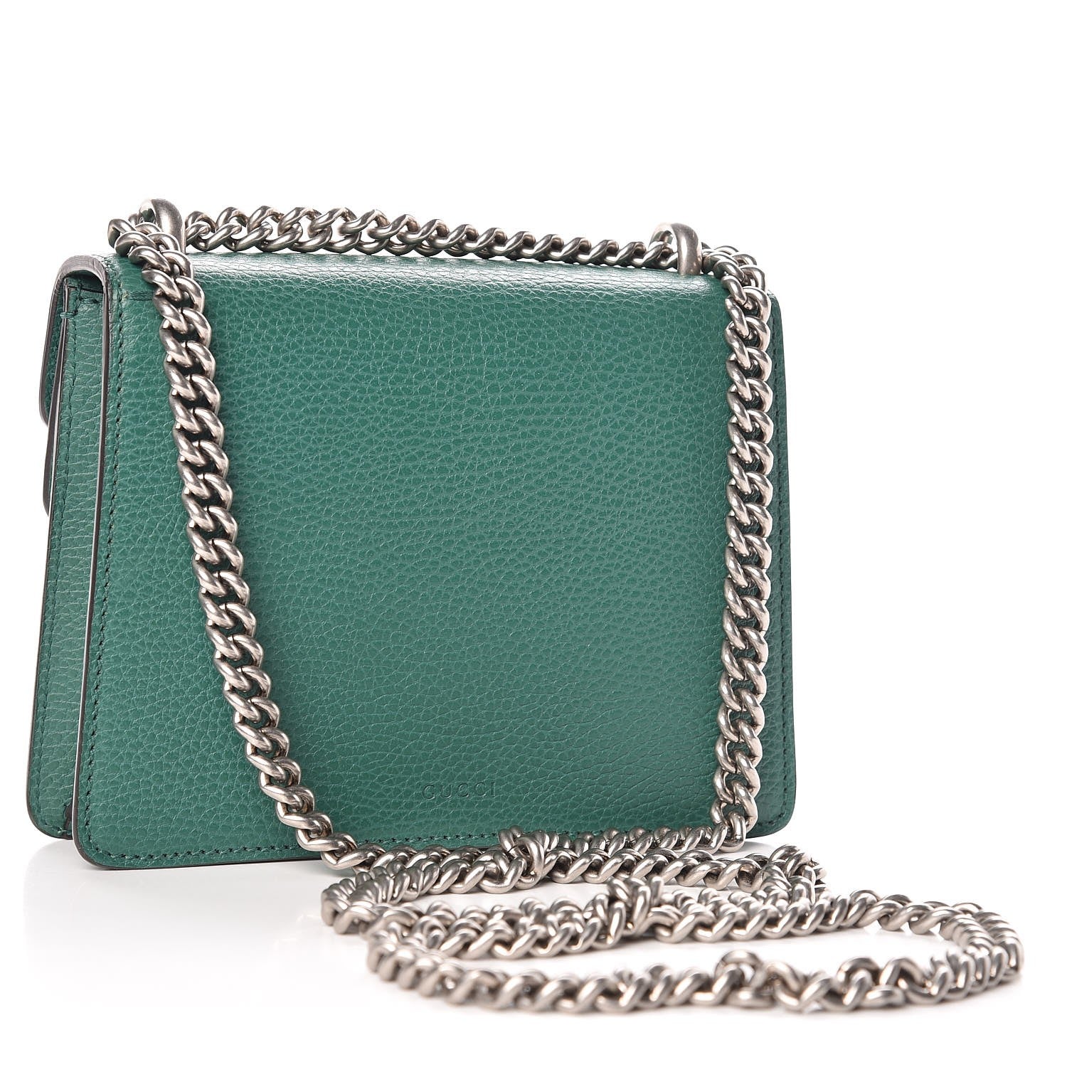 Gucci Calfskin Mini Dionysus Shoulder Bag Emerald 4 of 11