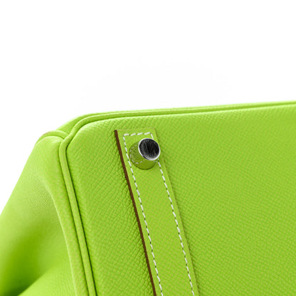 Hermes Epsom Candy Birkin 30 Kiwi Lichen 13 of 19