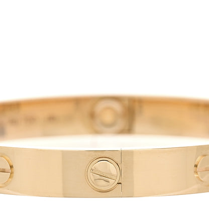 Cartier 18K Yellow Gold LOVE Bracelet 16 5 of 9