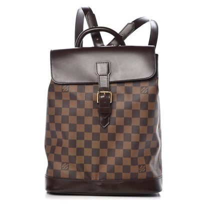 Louis Vuitton Damier Ebene Soho Backpack 1 of 8