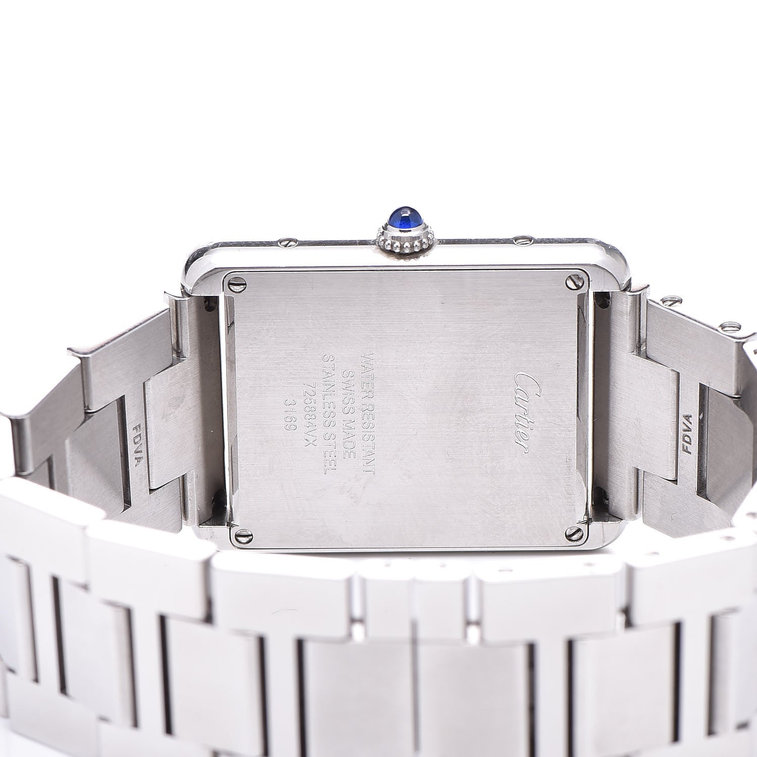 Cartier Stainless Steel 27mm Tank Solo Quartz Watch 4 of 8