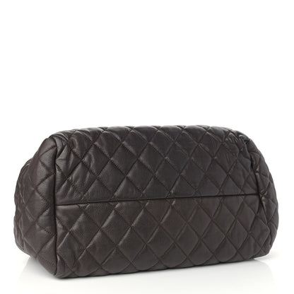Chanel Caviar Coco Cocoon Bowler Chocolate 4 of 8