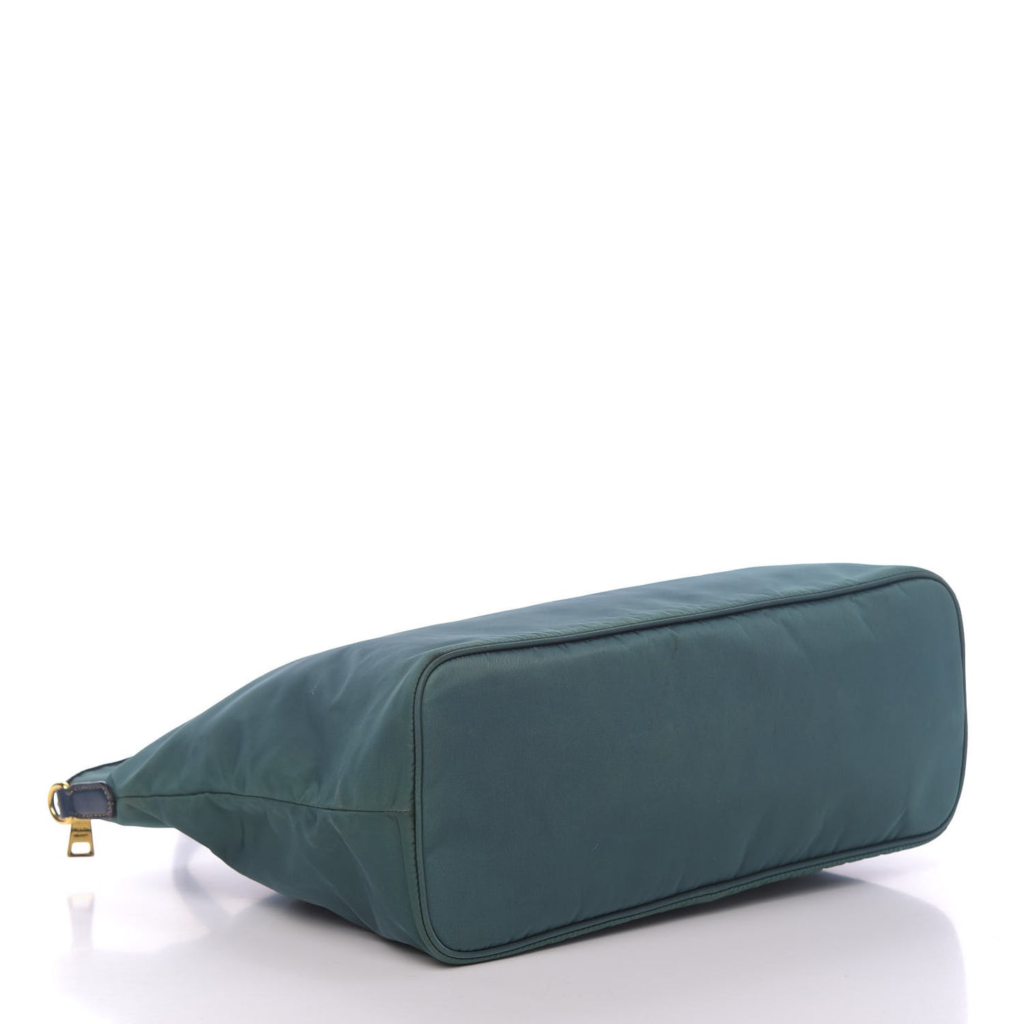 Saffiano Tessuto Nylon Tote Petrolio