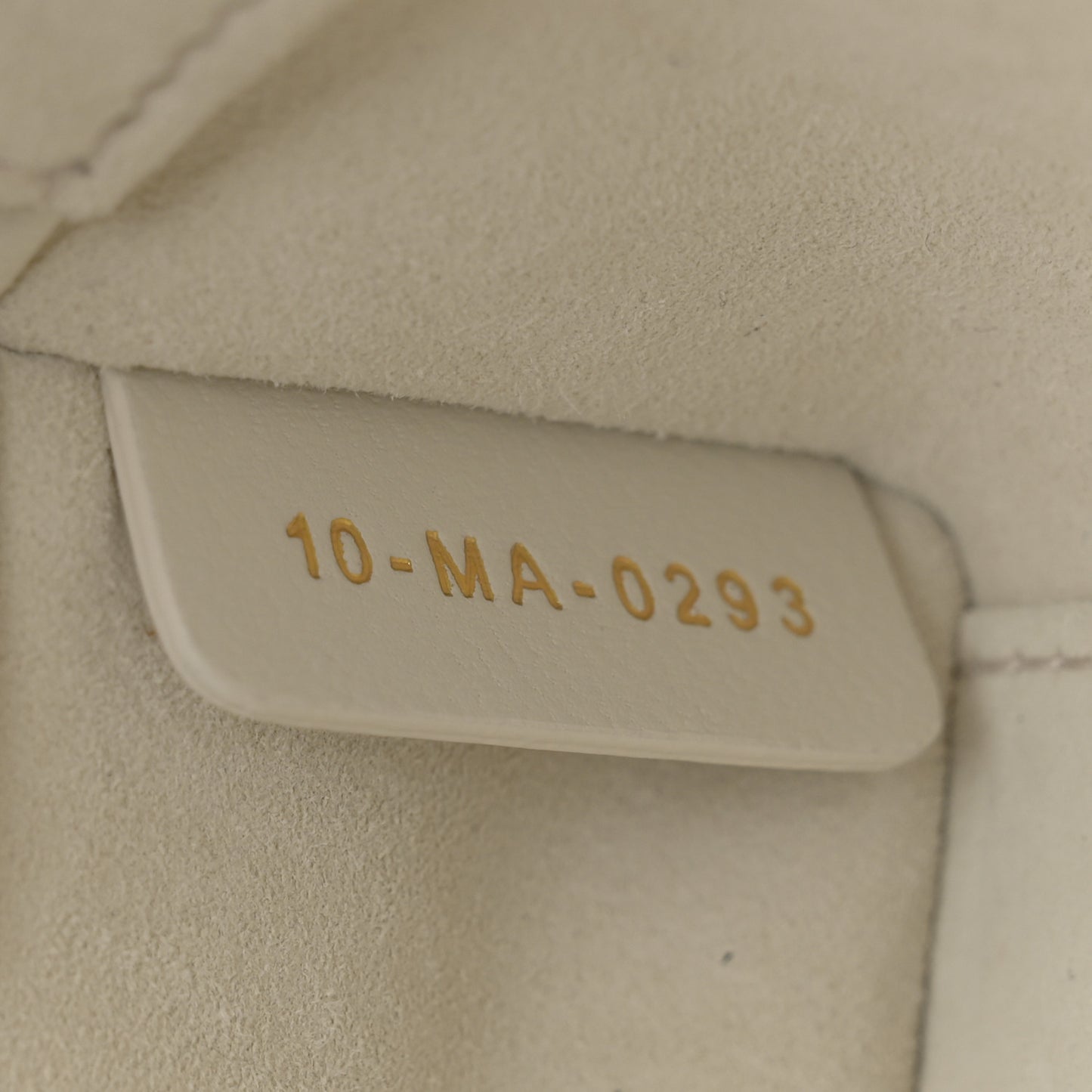 Lambskin Cannage Dioramour Micro Lady D-Joy Latte