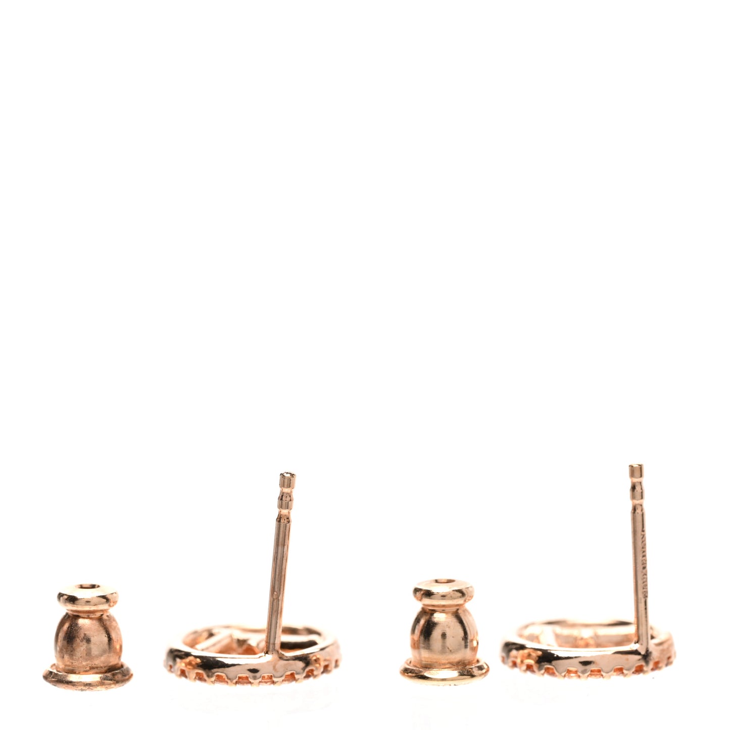 Metal Crystal F is Fendi Earrings Pink