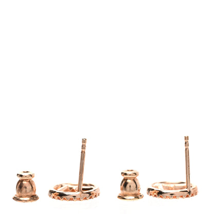 Fendi Metal Crystal F is Fendi Earrings Pink 4 of 4