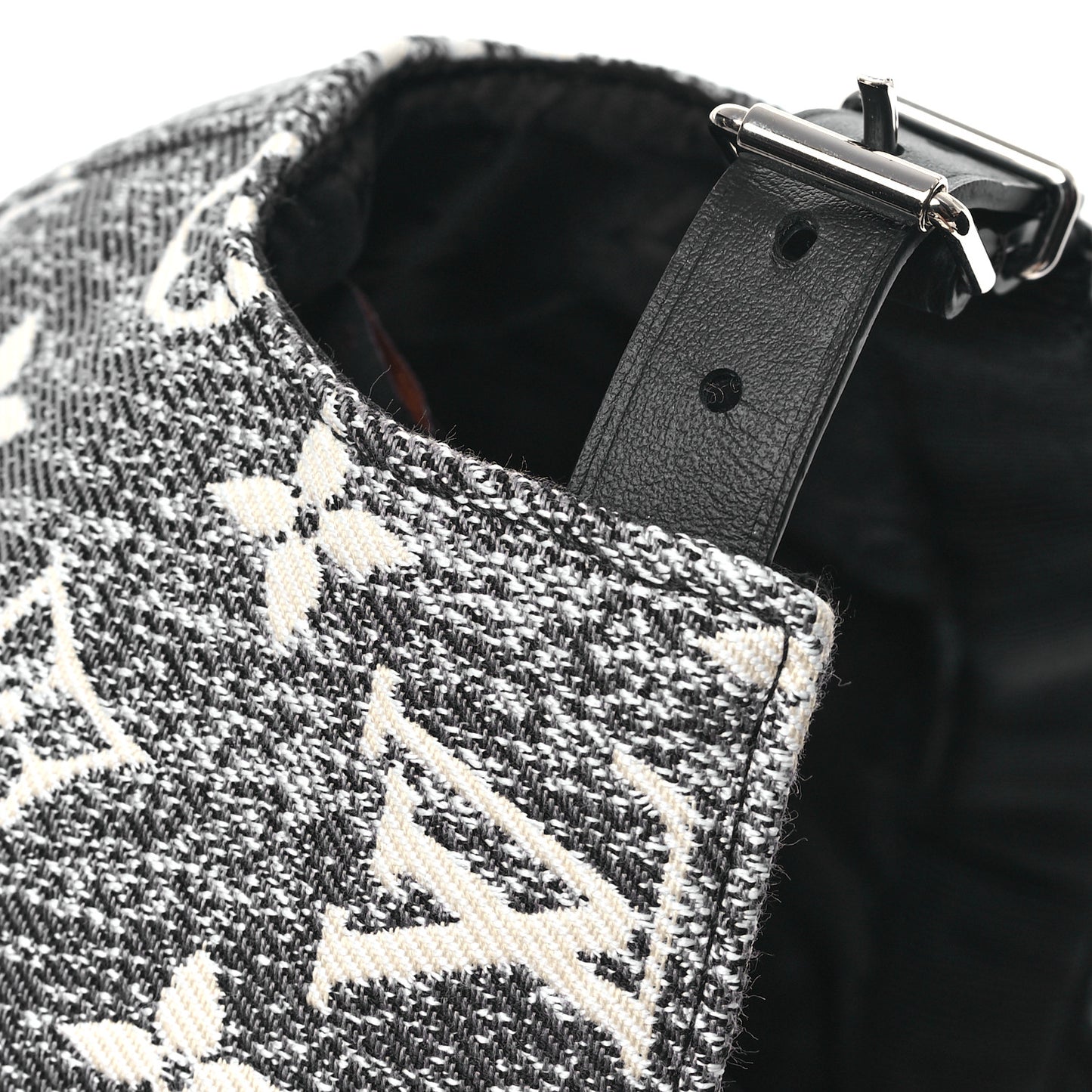 Monogram Jacquard Cap M Grey