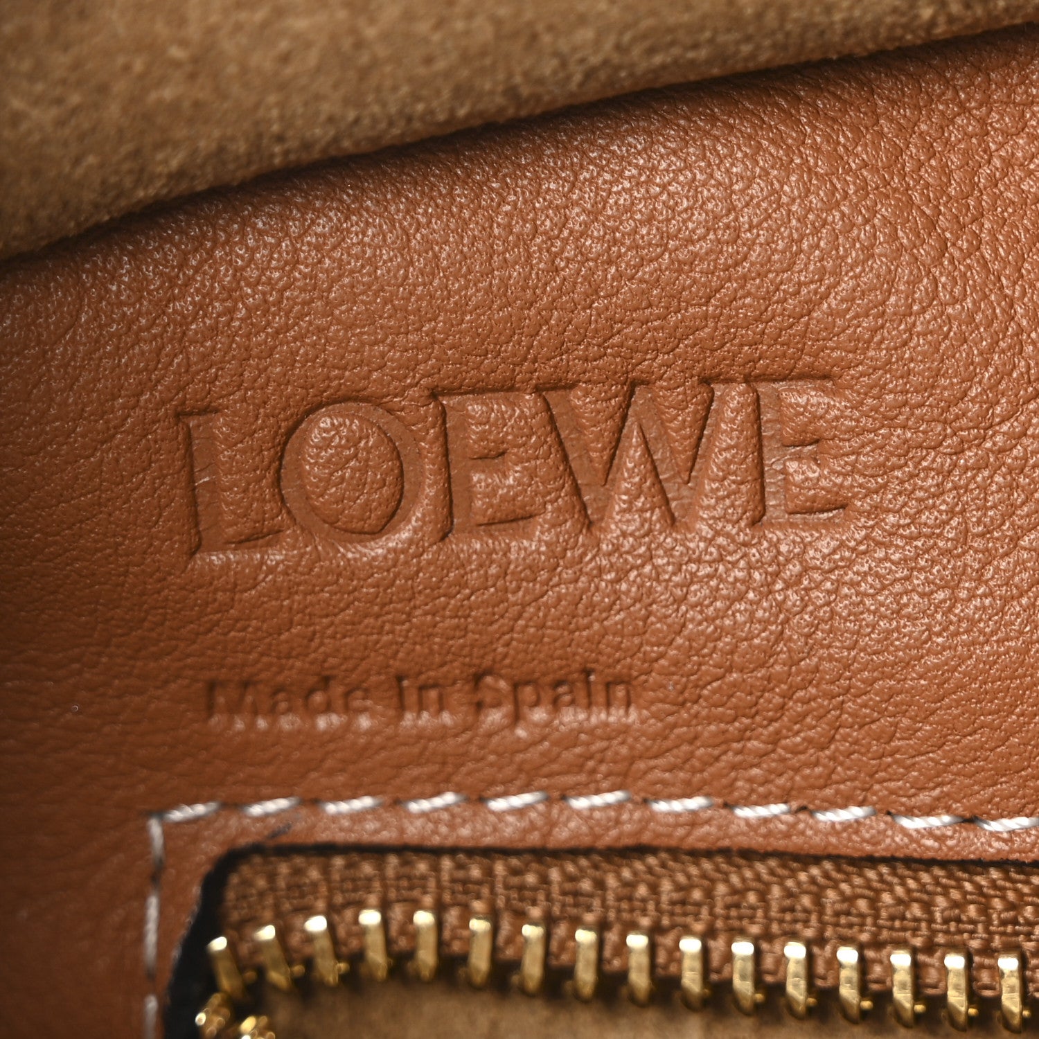 Loewe Jacquard Denim Calfskin Amazona 36 Blue Brown 6 of 9