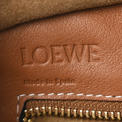 Loewe Jacquard Denim Calfskin Amazona 36 Blue Brown 6 of 9