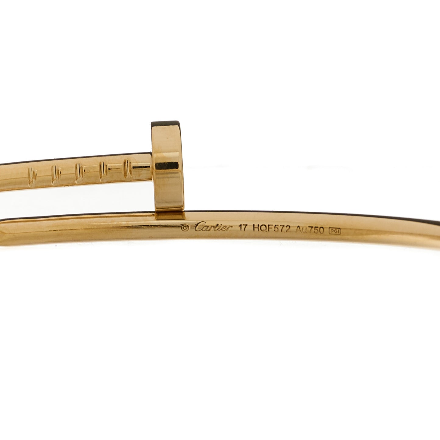 18K Yellow Gold Small Juste Un Clou Bracelet 17