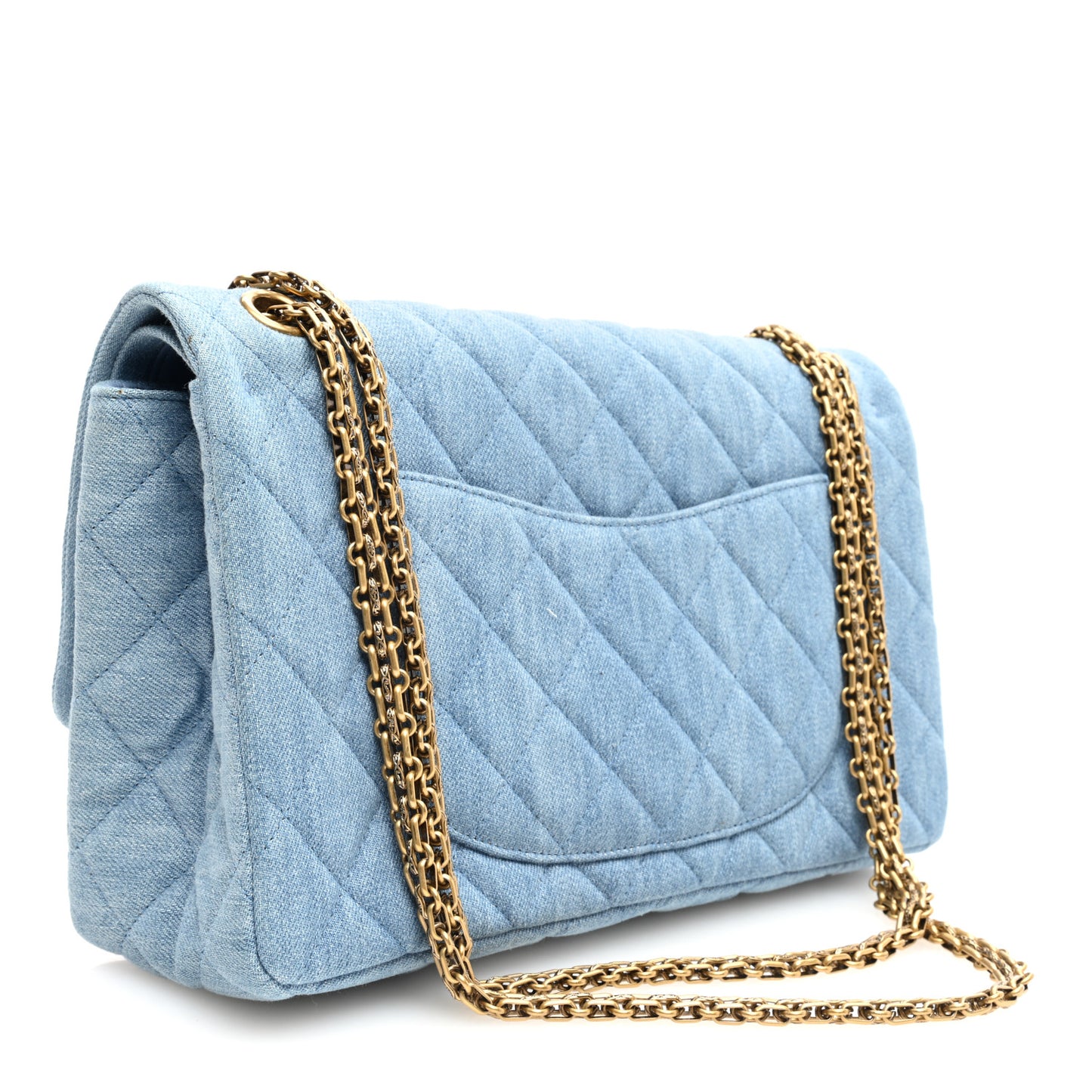 Denim Quilted 2.55 Reissue 226 Flap Light Blue