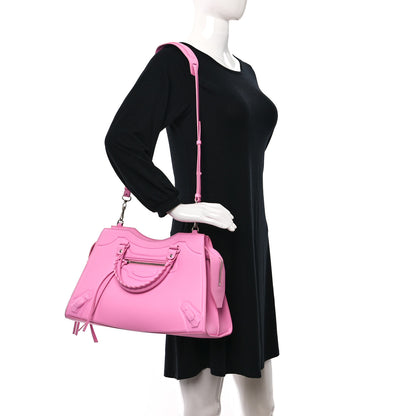 Balenciaga Cake Calfskin Tonal Hardware Neo Classic City Rose 3 of 9